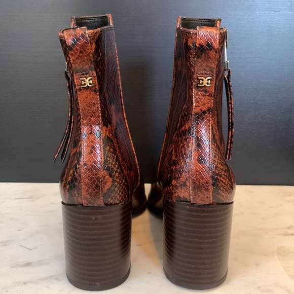 Sam Edelman Snake Print Carlysle Ankle Boot - Picture 9 of 15
